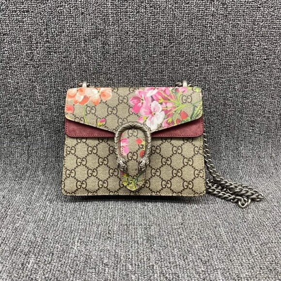 100% Authentic GUCCI Dionysus Small Leather Shoulder Bag - Picture 1 of 14
